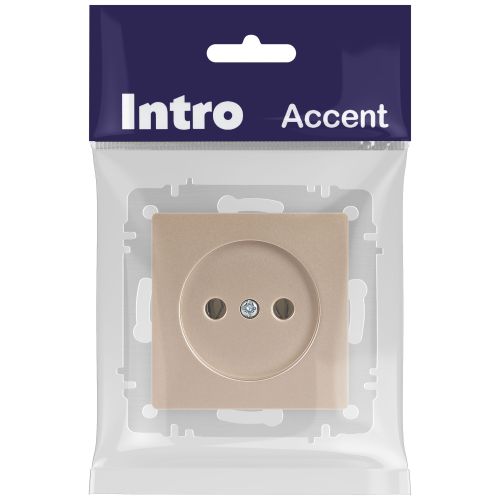 Розетка Intro Accent 6-201-04 2P, 16А-250В, IP20, СУ, шампань | код Б0063663 | ЭРА фото 2 Розетка Intro Accent 6-201-04 2P, 16А-250В, IP20, СУ, шампань | код Б0063663 | ЭРА фото 2