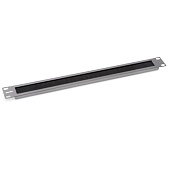 Hyperline BPB19-1U-RAL7035 Фальш-панель на 1U, с щеточным вводом, цвет серый (RAL 7035) | код 452154 | Hyperline
