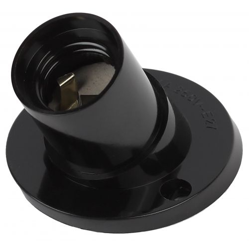 Патрон E27 настенный бакелит черн. Эра Б0044082 Патрон E27 настенный бакелит черн. Эра Б0044082