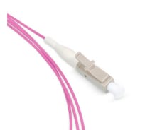 Патч-корд оптический LANMASTER, симплексный, LC/PC-LC/PC, OM4, LSZH, 0.5 м | код LAN-LC-LC/OM4-0.5 | LANMASTER