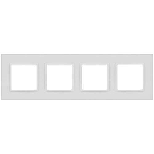 Рамка 4-м Elegance 14-5014-01М Classic для розеток и выключателей матов. бел. Эра Б0065828