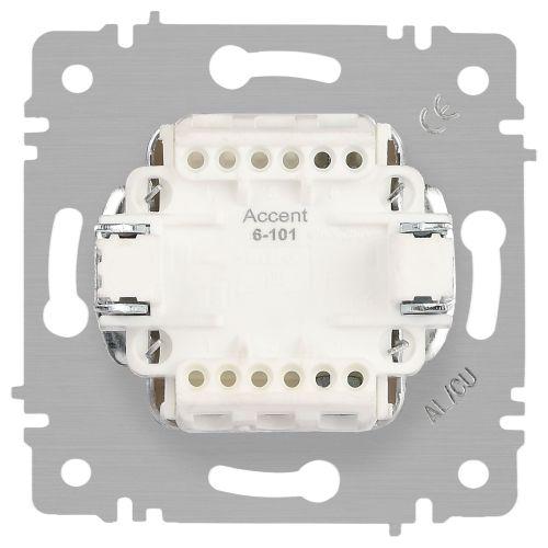 Выключатель Intro Accent 6-101-10 , 10А-250В, IP20, СУ, AL/CU, венге | код Б0063444 | ЭРА фото 4 Выключатель Intro Accent 6-101-10 , 10А-250В, IP20, СУ, AL/CU, венге | код Б0063444 | ЭРА фото 4