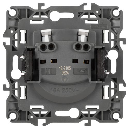 Розетка Серия 12 12-2105-01М , 2P, 16А-250В, белый матовый | код Б0065704 | ЭРА фото 4 Розетка Серия 12 12-2105-01М , 2P, 16А-250В, белый матовый | код Б0065704 | ЭРА фото 4