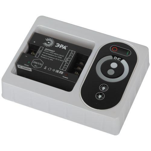 Диммер для светодиодной ленты Dimmer-12/24V-288/576-IP20-RF с радио пультом ЭРА | код Б0061115 | ЭРА фото 2 Диммер для светодиодной ленты Dimmer-12/24V-288/576-IP20-RF с радио пультом ЭРА | код Б0061115 | ЭРА фото 2