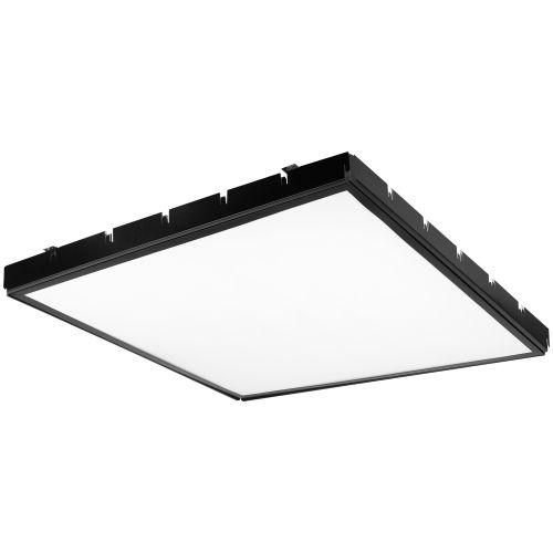 Светильник светодиодный ДВО/ДПО SPO-14-38-6K-BL 38Вт 6500К 3600Лм IP40 588x588 матовый черный грильято | код Б0063079 | ЭРА фото 7 Светильник светодиодный ДВО/ДПО SPO-14-38-6K-BL 38Вт 6500К 3600Лм IP40 588x588 матовый черный грильято | код Б0063079 | ЭРА фото 7