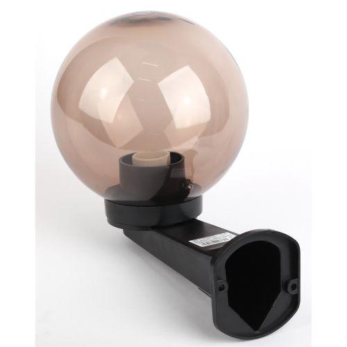 Светильник настенный НБУ 01-60-205 шар дымчатый IP44 Е27 max60Вт d200mm с настенным крепежом | код Б0048082 | ЭРА фото 5 Светильник настенный НБУ 01-60-205 шар дымчатый IP44 Е27 max60Вт d200mm с настенным крепежом | код Б0048082 | ЭРА фото 5