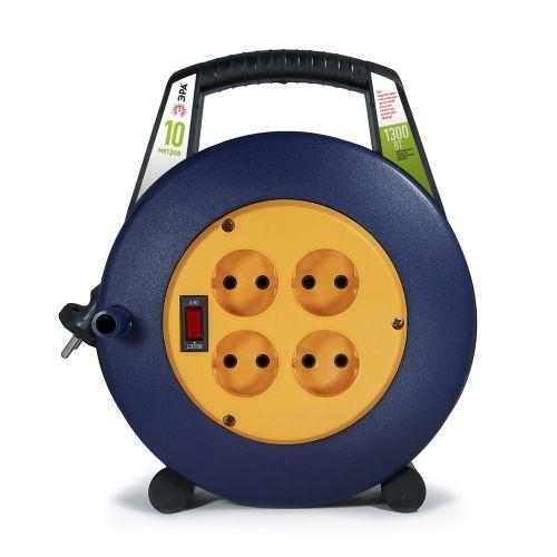 Удлинитель силовой BPx-4-2x0,75-10m в закрытом корпусе без заземления с выключателем 4 розетки 10м ПВС 2x0,75мм2 6А | код Б0052923 | ЭРА Удлинитель силовой BPx-4-2x0,75-10m в закрытом корпусе без заземления с выключателем 4 розетки 10м ПВС 2x0,75мм2 6А | код Б0052923 | ЭРА