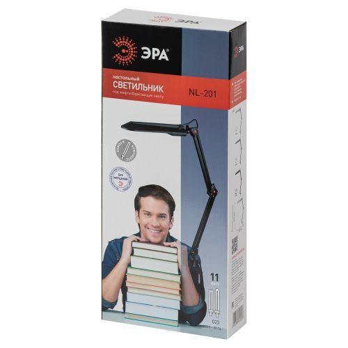Светильник настольный с лампой PL на струбцине черный NL-201-G23-11W-BK | код C0041456 | ЭРА фото 3 Светильник настольный с лампой PL на струбцине черный NL-201-G23-11W-BK | код C0041456 | ЭРА фото 3