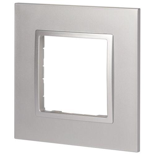 Рамка для розеток и выключателей Elegance 14-5011-03 Classic, на 1 пост, алюминий | код Б0060573 | ЭРА фото 4 Рамка для розеток и выключателей Elegance 14-5011-03 Classic, на 1 пост, алюминий | код Б0060573 | ЭРА фото 4