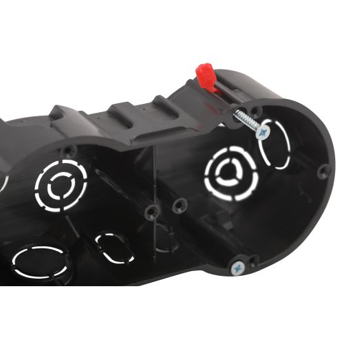 Коробка установочная KUP-4-70-45 черная 4х местная 283х70х45мм для полых стен саморезы пластиковые лапки IP30 | код Б0064951 | ЭРА фото 6 Коробка установочная KUP-4-70-45 черная 4х местная 283х70х45мм для полых стен саморезы пластиковые лапки IP30 | код Б0064951 | ЭРА фото 6