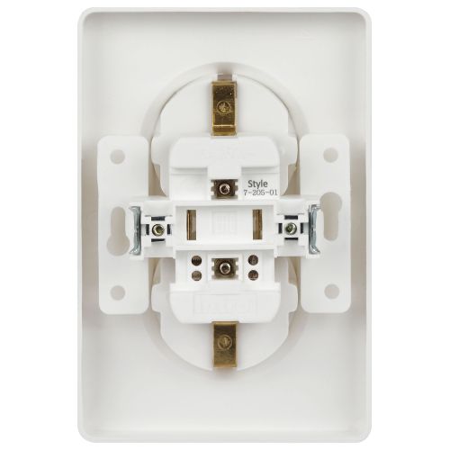 Розетка двойная с заземлением 2X2P+E Schuko, 16А-250В, IP20, СУ, белый Intro 7-205-01 Style | код Б0060621 | ЭРА фото 3 Розетка двойная с заземлением 2X2P+E Schuko, 16А-250В, IP20, СУ, белый Intro 7-205-01 Style | код Б0060621 | ЭРА фото 3