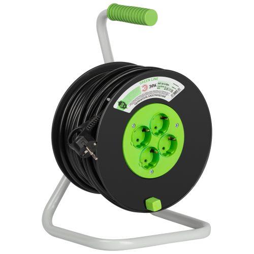 Удлинитель на пластик. катушке 4х50м с заземл. KAT-3x1.5-50m Greenline ПВС 3х1.5 Эра Б0065107 Удлинитель на пластик. катушке 4х50м с заземл. KAT-3x1.5-50m Greenline ПВС 3х1.5 Эра Б0065107