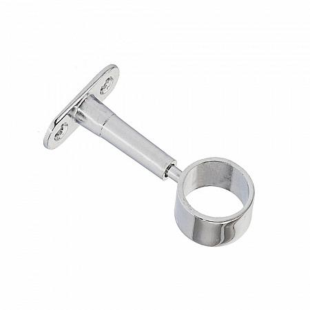 Крепление труб к стене регулируемое проходное, хром (1 шт) - пакет Tech-Krep | код 127436 | Tech-KREP