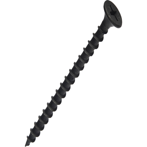 Саморез гипсокартон/металл 3.5х55 черный | код screw-GM-55 | Крепдил
