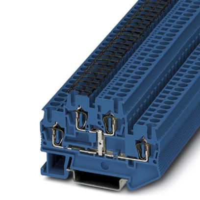 Двухъярусные клеммы STTB 2,5-PV BU | код 3035108 | PHOENIX CONTACT