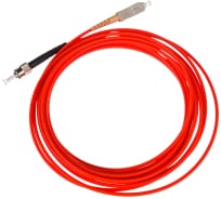 Патч-корд оптический TWT, PVC, симплексный, ST/PC-SC/PC, MM 50/125, 15 м | код TWT-ST-SC/OM2-15 | TWT