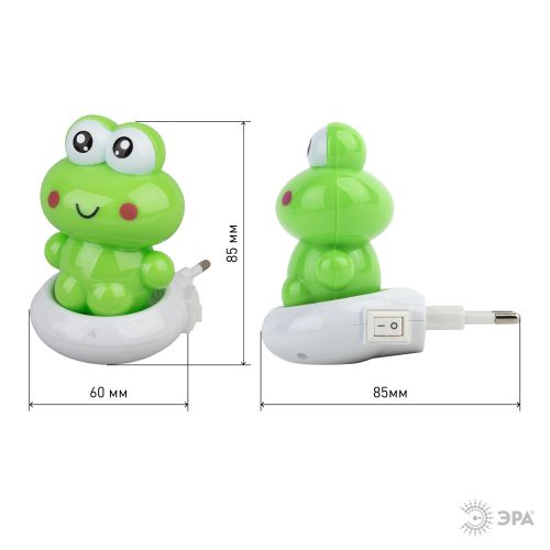 Ночник NN-608-SW-GR зеленый (12/240/960) | код Б0019100 | ЭРА Ночник NN-608-SW-GR зеленый (12/240/960) | код Б0019100 | ЭРА