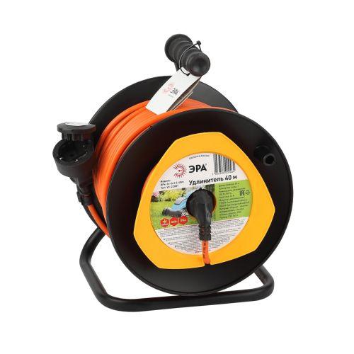 Удлинитель силовой RPx-1e-3x1.5-40m на п. катушке c/з 40м 1 гн ПВС 3х1.5 RPx-1e-3x1.5-40m | код Б0046839 | ЭРА