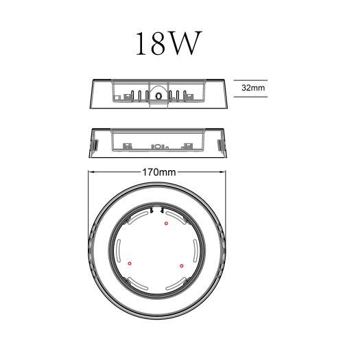 Светильник светодиодный LED 19-18-4K накладной круглый 18Вт 4000К | код Б0057449 | ЭРА фото 4 Светильник светодиодный LED 19-18-4K накладной круглый 18Вт 4000К | код Б0057449 | ЭРА фото 4