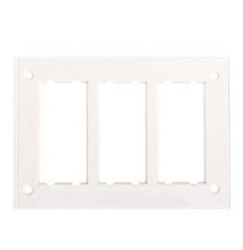 Connect Рамка на 3 S-модуля к монтажной коробке SBM250, Сима Про, белый | код SBM302-9 | Simon