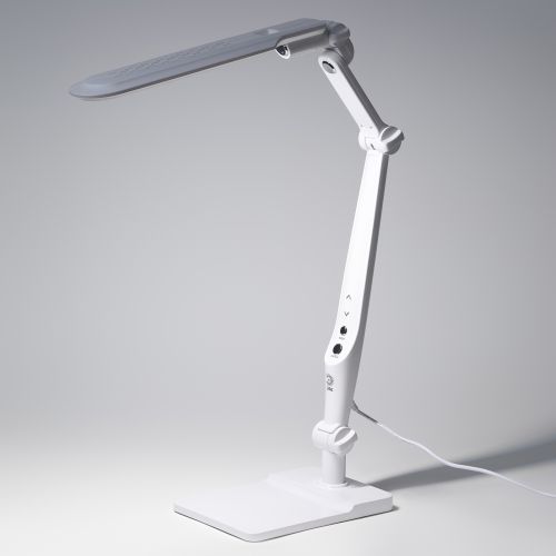 Светильник настольный светодиодный NLED-497-12W-W на струбцине и с основанием белый | код Б0052770 | ЭРА фото 6 Светильник настольный светодиодный NLED-497-12W-W на струбцине и с основанием белый | код Б0052770 | ЭРА фото 6
