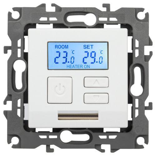 Терморегулятор Серия 12 12-4111-01М универс.230В-Imax16А, белый матовый | код Б0065732 | ЭРА фото 4 Терморегулятор Серия 12 12-4111-01М универс.230В-Imax16А, белый матовый | код Б0065732 | ЭРА фото 4
