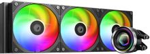 Система водяного охлаждения ID-Cooling FX360 Inf ARGB Soc-AM5/AM4/1151/1200/2066/1700 черный 4-pin 27.2dB Al+Cu 350W Ret | код 2050144 | ID-COOLING