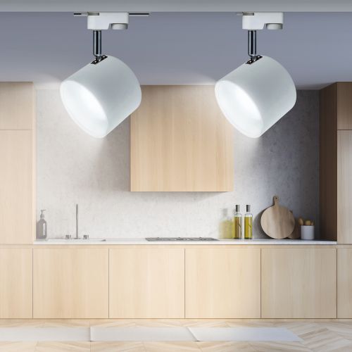 Светильник трековый однофазный TR15 GX53 WH/SL белый+серебро | код Б0048545 | ЭРА фото 4 Светильник трековый однофазный TR15 GX53 WH/SL белый+серебро | код Б0048545 | ЭРА фото 4