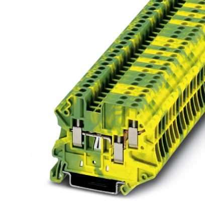 Клемма защитного провода UT 2.5-TWIN-PE | код 3044539 | Phoenix Contact