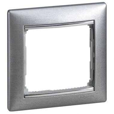 Рамка 1местная алюминий матовый VALENA DIY | код 694353 | IEK Рамка 1местная алюминий матовый VALENA DIY | код 694353 | IEK