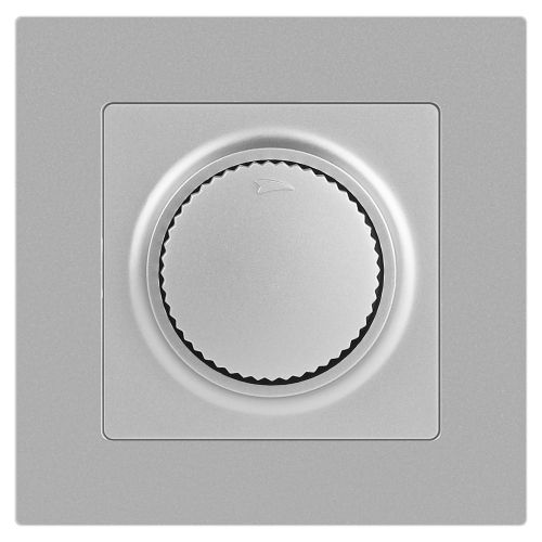 Светорегулятор Intro Accent 6-401-03 поворотный, 600Вт 230В, IP20, СУ, алюминий | код Б0063674 | ЭРА фото 3 Светорегулятор Intro Accent 6-401-03 поворотный, 600Вт 230В, IP20, СУ, алюминий | код Б0063674 | ЭРА фото 3