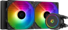 Система водяного охлаждения ID-Cooling FX240 ARGB Soc-AM5/AM4/1151/1200/2066/1700 черный 4-pin 35.2dB Al+Cu 250W Ret (FX240 ARGB) | код 2061529 | ID-COOLING