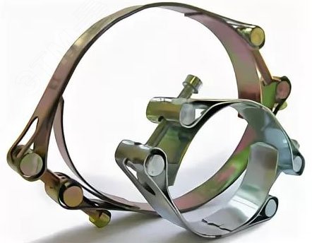 Хомут ленточный двухболтовый 105-115 W1 оцинкованная сталь 2.2 105-115/20 ГОСТ 28191-89 | код SIL105-115PCD31 | Мир хомутов