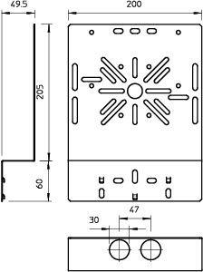 Монтажная пластина 265x200 | код 7084781 | OBO Bettermann фото 2 Монтажная пластина 265x200 | код 7084781 | OBO Bettermann фото 2