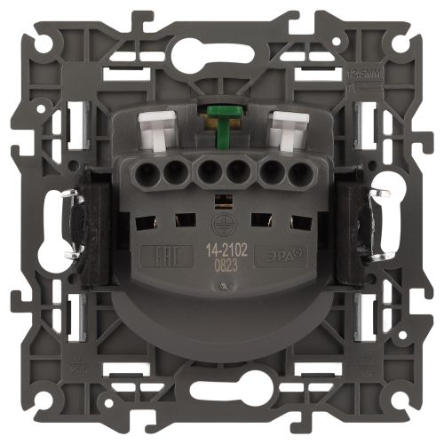 Розетка 2P+E Schuko со шторками, 16А-250В, Эра Elegance, алюминий, 14-2102-03 | код Б0034274 | ЭРА фото 6 Розетка 2P+E Schuko со шторками, 16А-250В, Эра Elegance, алюминий, 14-2102-03 | код Б0034274 | ЭРА фото 6