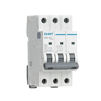 Авт. выкл. NB8-40J 3P 10А 6кА х-ка C (R) | код 320721 | CHINT Авт. выкл. NB8-40J 3P 10А 6кА х-ка C (R) | код 320721 | CHINT