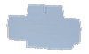 Крышка концевая EPCXDL2.5 /1,5mm, для клемм CXDL2.5,CXDLG2.5,CPDL2.5,CPDLG2.5, серая | код EPCXDL2.5 | Connectwell