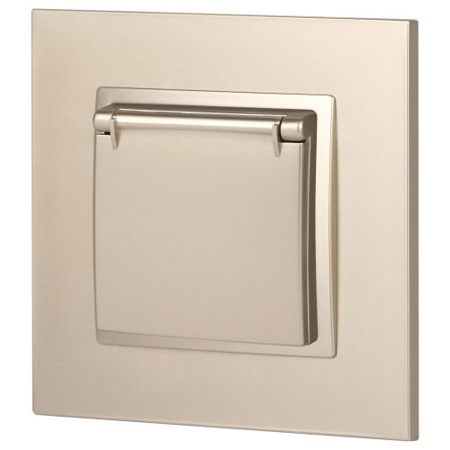 Розетка 2P+E Schuko со шторками с крышкой, 16А-250В, Эра Elegance, шампань, 14-2103-04 | код Б0034281 | ЭРА фото 6 Розетка 2P+E Schuko со шторками с крышкой, 16А-250В, Эра Elegance, шампань, 14-2103-04 | код Б0034281 | ЭРА фото 6