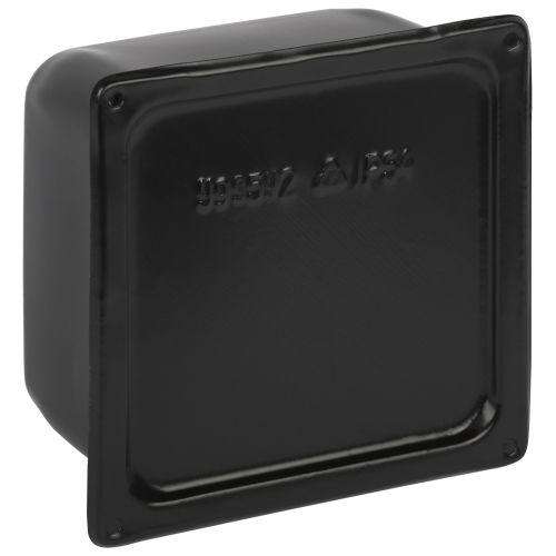 Коробка протяжная Y-994-110-110-80-31 металлическая У-994 без уплотнителя 110х110х80мм черная IP31 | код Б0062854 | ЭРА