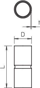 Муфта из нержавеющей стали d40мм SV40W V4A OBO 2046774 Муфта из нержавеющей стали d40мм SV40W V4A OBO 2046774