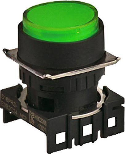 Головка кнопки S16PR-E3G, выступающая под подсветку зеленая ?18мм с самовозвратом, монтажное отверстие ?16мм | код A8026-A5550012215 | РЕЛЕ И АВТОМАТИКА Головка кнопки S16PR-E3G, выступающая под подсветку зеленая ?18мм с самовозвратом, монтажное отверстие ?16мм | код A8026-A5550012215 | РЕЛЕ И АВТОМАТИКА