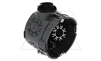Подрозетник UG 46-GS одиночный, 650°С, O64мм, h=46мм, для спл. стен, с винтами, черный, полипропилен | код 2003701 | OBO Bettermann