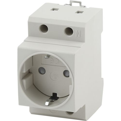 Розетка на DIN-рейку PRO MRD10-16-E 16А с заземлением | код Б0057482 | ЭРА Розетка на DIN-рейку PRO MRD10-16-E 16А с заземлением | код Б0057482 | ЭРА