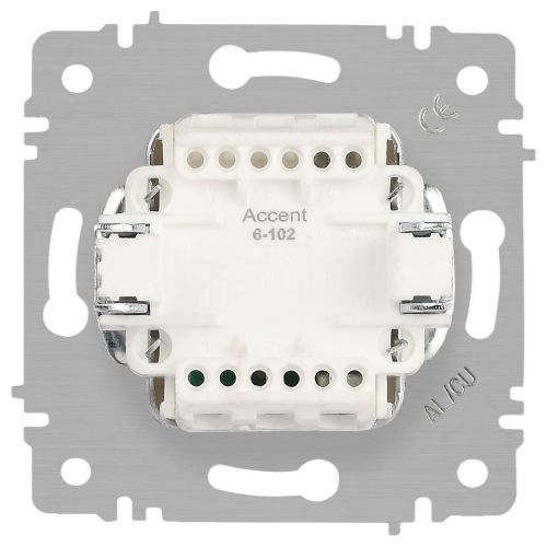 Выключатель Intro Accent 6-102-03 с подсветкой, 10А-250В, IP20, СУ, AL/CU, алюминий | код Б0063478 | ЭРА фото 4 Выключатель Intro Accent 6-102-03 с подсветкой, 10А-250В, IP20, СУ, AL/CU, алюминий | код Б0063478 | ЭРА фото 4