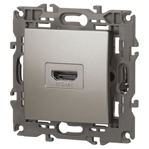 Розетка Elegance 14-3114-16 HDMI, титан | код Б0065778 | ЭРА фото 5 Розетка Elegance 14-3114-16 HDMI, титан | код Б0065778 | ЭРА фото 5