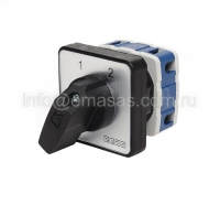 Переключатель полюсов реверс. двухфазный (1-2) 25А | код PSA025KD233S | EMAS