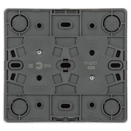 Розетка Эксперт 11-2211-03 четырехместная с заземлением 4х2P+E Schuko со шторками, IP20, 16A-250В, ОУ, алюминий | код Б0063022 | ЭРА фото 4 Розетка Эксперт 11-2211-03 четырехместная с заземлением 4х2P+E Schuko со шторками, IP20, 16A-250В, ОУ, алюминий | код Б0063022 | ЭРА фото 4