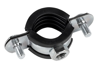 Хомут стальной 1 1/4" (40-45 мм), с уплотнителем | код hsu1114 | EKF