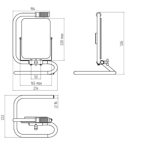 Подставка для прожектора LPR-STAND шириной до 175см | код Б0057553 | ЭРА фото 3 Подставка для прожектора LPR-STAND шириной до 175см | код Б0057553 | ЭРА фото 3