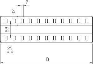 Соединительный элемент кабельного листового лотка 300мм | код 7070318 | OBO Bettermann Соединительный элемент кабельного листового лотка 300мм | код 7070318 | OBO Bettermann